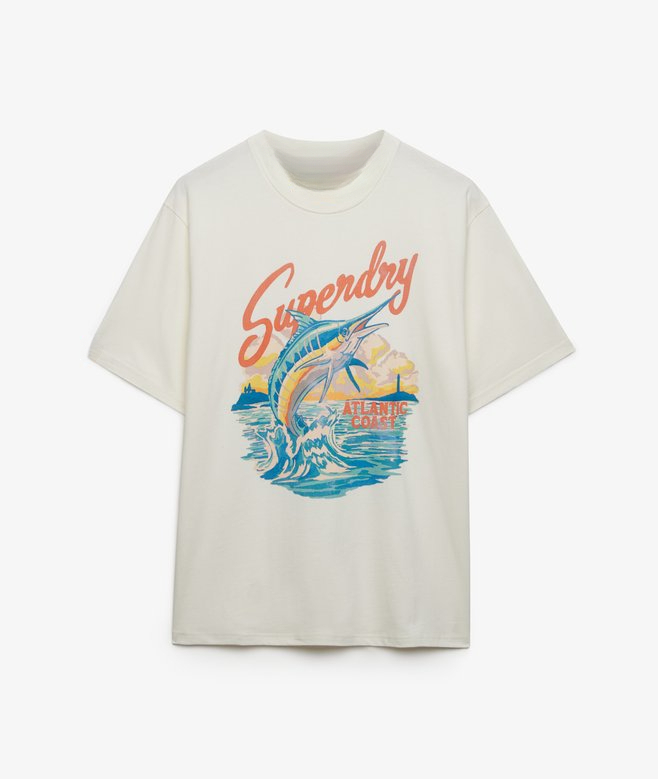 Streetwear Brand - Kaos Grafis Kasual Superdry dengan Desain
