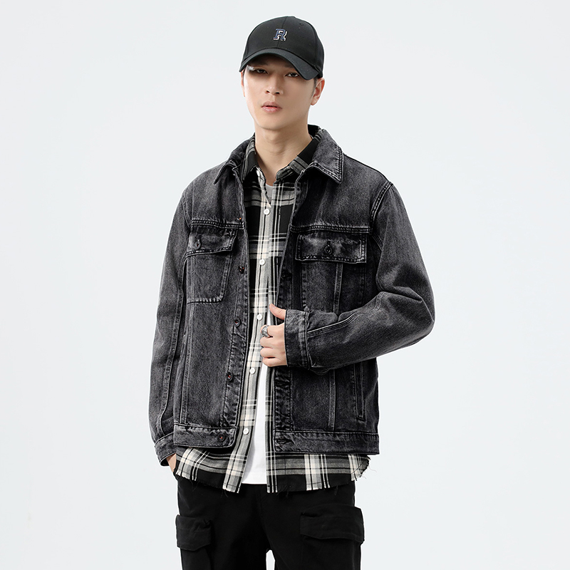Jaket Denim Pria Model Longgar - Streetwear Brand ulasan dan harga