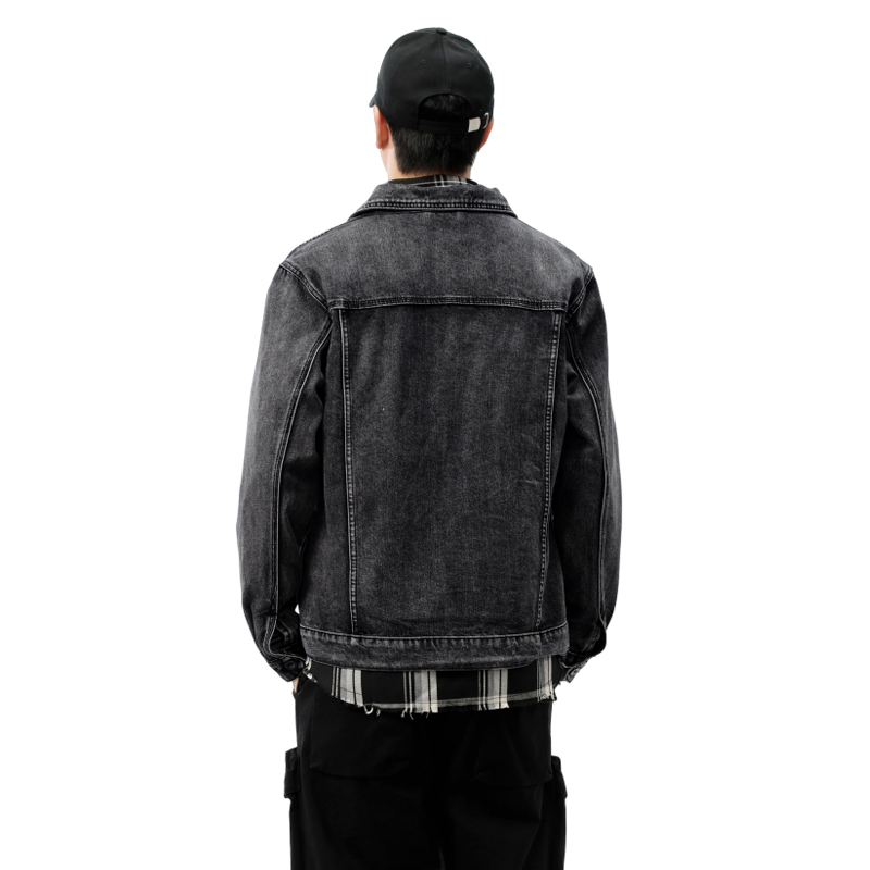 Jaket Denim Pria Model Longgar - Streetwear Brand ulasan dan harga