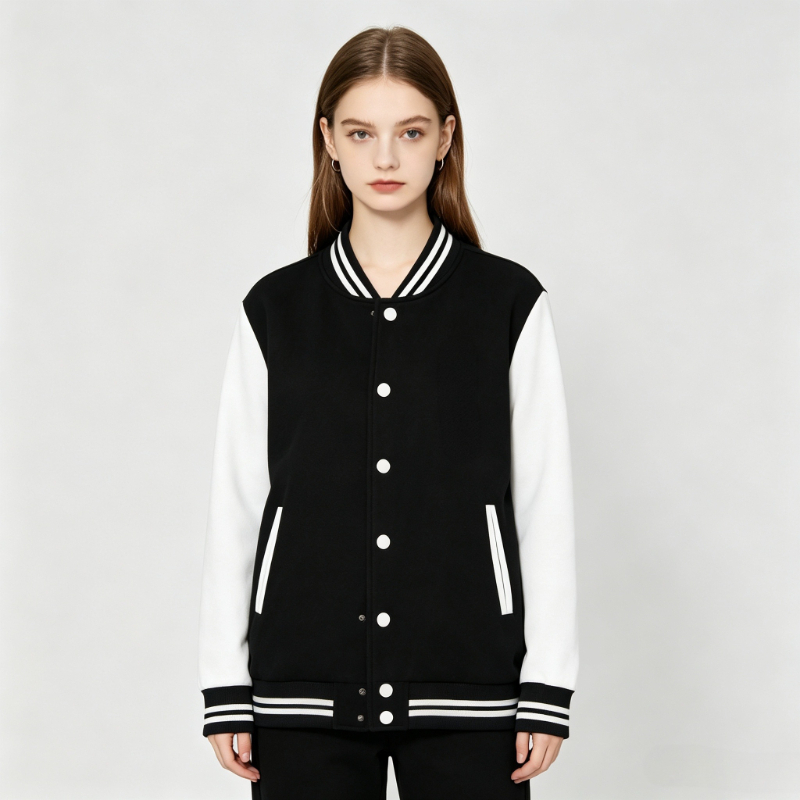 Jaket Baseball Kasual Warna So - Streetwear Brand ulasan dan harga